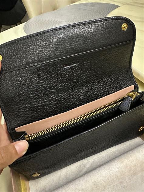 miu miu madras long flap wallet